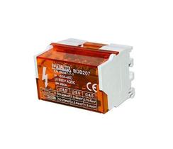 Bloco De Distribuição 100a 2p 7 Terminais Bdb207 - Metaltex