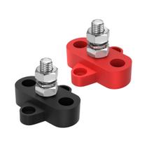 Bloco De Distribuição De Energia 12V 250A Com Barra Coletora E Terminais De Bateria M8 De 5/16 Bloco De Distribuição De Energia 12V 250A Com Barra Coletora E Terminais De Bateria M8 De 5/16