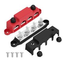 Bloco De Distribuição De Energia Com Terminal De Barra Coletora 12V-48V 250A Com Tampa E Parafuso M8 Bloco De Distribuição De Energia Com Terminal De Barra Coletora 12V-48V 250A Com Tampa E Parafuso M8