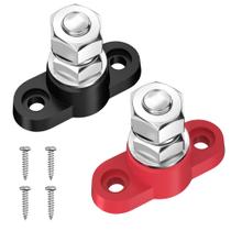 Bloco de distribuição de energia Joinfworld 12V 250A com terminal de 3/8 pinos