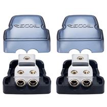 Bloco de distribuição de energia RECOIL DB12P de 2 vias para áudio automotivo