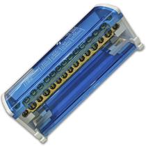 Bloco de Distribuição Modular 2 Barramentos de 15 Furos 125a para Trilho Din 215 Bloco de Distribuição Modular 2 Barramentos de 15 Furos 125a para Trilho Din 215