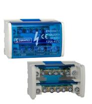 Bloco de Distribuição Modular com 2 Barramentos 125A - Fixação Trilho DIN (S112) - SIBRATEC Bloco de Distribuição Modular com 2 Barramentos 125A - Fixação Trilho DIN (S112) - SIBRATEC