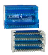 Bloco de Distribuição Modular com 4 Barramentos 125A - Fixação Trilho DIN (S112) Bloco de Distribuição Modular com 4 Barramentos 125A - Fixação Trilho DIN (S112)