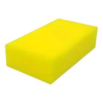 Bloco de Espuma Amarela Poliéster 22cm X 13cm X 6cm