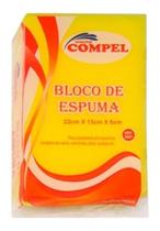 Bloco De Espuma Poliéster 6x13x22 Cm - Compel Bloco De Espuma Poliéster 6x13x22 Cm - Compel