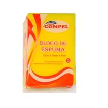 Bloco De Espuma Poliéster 6x13x22 Cm - Compel Bloco De Espuma Poliéster 6x13x22 Cm - Compel