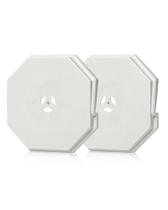 Bloco de fixação para revestimento vinílico Jowizgo 17 x 17 cm branco, kit com 2 unidades