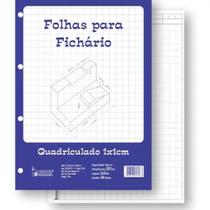 Bloco de Folhas para Fichário Quadriculado 1x1cm - Tamoio Bloco de Folhas para Fichário Quadriculado 1x1cm - Tamoio