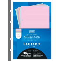 Bloco De Folhas Tilibra Colegial Colorido Pauta Branca 80 Fls