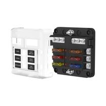 Bloco De Fusíveis À Prova d'Água 12V Com 6 Vias E Indicador LED, Painel De Fusíveis ATO ATC Para Bloco De Fusíveis À Prova d'Água 12V Com 6 Vias E Indicador LED, Painel De Fusíveis ATO ATC Para