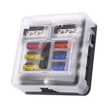Bloco De Fusíveis À Prova d'Água 12V Com 6 Vias E Indicador LED, Painel De Fusíveis ATO ATC Para