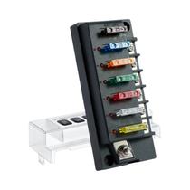 Bloco De Fusíveis À Prova d'Água 4/6 Vias 12V Com Indicador LED, Caixa De Circuito Compacta Para