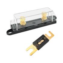 Bloco De Fusíveis ANL De Alta Corrente 30A-500A Retardador De Chamas Para Áudio Automotivo, Solar,