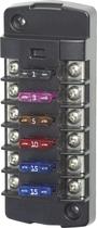 Bloco de fusíveis Blue Sea Systems 5037 ST Blade 6 Circuit