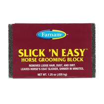 Bloco de limpeza de cavalos Farnam Slick 'N Easy, removedor de sujeira