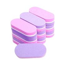 Bloco De Lixa Esponja Mini Dupla Face Para Unhas, 10, 20, 40 Peças, Ferramenta Para Pedicure E