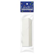 Bloco de Lixa Polidor de Unha Branco Landhs Manicure Profissional