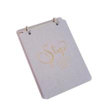 Bloco de mesa Ótima argolado cotton lilás 12,3x16,5cm