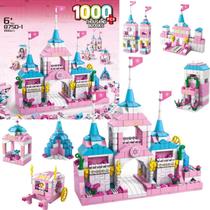 Bloco De Montar 1000 Pç Brinquedo Tipo Lego -Entrada Castelo