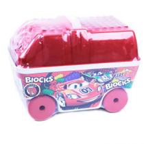 Bloco de Montar 70 Pecas Blocks Carro Sortidos