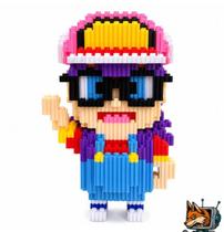 Bloco de Montar Arale Norimaki Dr. Slump Dragon Ball +600 Peças - Mini Blocos Colecionável 15cm Bloco de Montar Arale Norimaki Dr. Slump Dragon Ball +600 Peças - Mini Blocos Colecionável 15cm