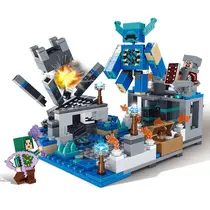 Bloco de Montar Batalha Gigante Craft Brinquedo 608 pçs 8001 Bloco de Montar Batalha Gigante Craft Brinquedo 608 pçs 8001