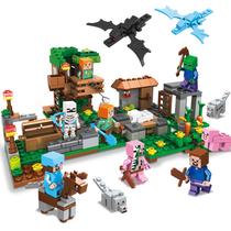 Bloco de Montar Batalha na Vila Craft Brinquedo 380 pçs 8808 Bloco de Montar Batalha na Vila Craft Brinquedo 380 pçs 8808