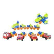 Bloco de Montar Blocolândia Click Carros - 68 Peças - Dismat