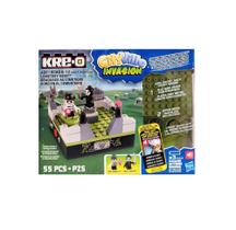 Bloco de Montar Brinquedo Coleção City Ville Invasion Kre-O Figuras Cemetery Heist 55 Pçs