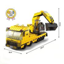Bloco De Montar Caminhao Construcao 1000Pcs 6 Em 1 K8832-2 Bloxi Bloco De Montar Caminhao Construcao 1000Pcs 6 Em 1 K8832-2 Bloxi
