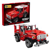 Bloco de Montar Carro Jipe Off Road Speed 910 Pçs - Bloxi