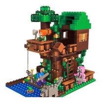 Bloco de Montar Casa Arvore Craft Brinquedo