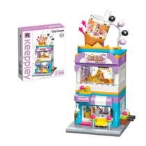 Bloco de Montar Casa de Chá City Corner Keepplay Bloco de Montar Casa de Chá City Corner Keepplay