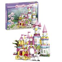 Bloco de Montar Castelo da Princesa dos Sonhos 1000 peças Decoração Brinquedo Educativo Infantil Adolescente Adulto Conjunto de Construção
