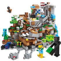 Bloco de Montar Caverna Zumbi Craft Brinquedo 1315 pçs 8806