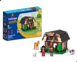 Bloco de montar celeiro do campo xalingo 219 pcs Bloco de montar celeiro do campo xalingo 219 pcs