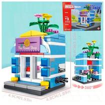 Bloco de Montar Cidade Floricultura Inblox Cor:Color
