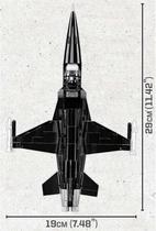 Bloco de Montar Cobi Caça MiG-28 Filme Top Gun 332 peças