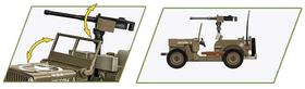 Bloco de Montar Cobi Jeep Willys MB 132 peças