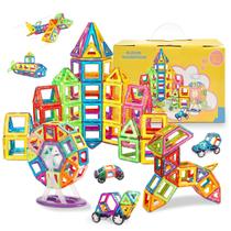 Bloco De Montar Com 120 Peças Brastoy Idade 3 A 5 Anos Brinquedo Educativo Criativo Infantil Peças Grandes de Encaixe
