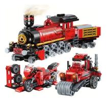 Bloco De Montar Combo Transporte 3 Em 1 Bloco De Montar Combo Transporte 3 Em 1