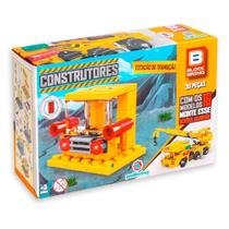 Bloco de Montar Construtores Estação de Transito 30 Peças - Polibrinq Bm039