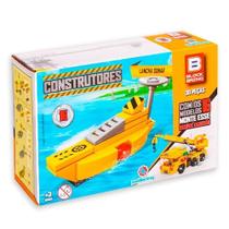Bloco de Montar Construtores Lancha Sonar 30 Peças - Polibrinq Bm039 Bloco de Montar Construtores Lancha Sonar 30 Peças - Polibrinq Bm039