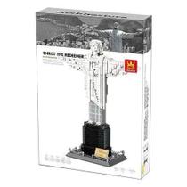 Bloco De Montar Cristo Redentor Arquitetura Mundial 973 Pcs
