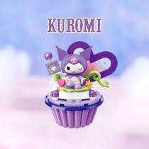 Bloco de montar Cupcake de Uva da Kuromi Hello Kitty e Amigos