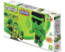 Bloco De Montar Defensor Verde 64 Peças 348 GGB