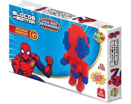 Bloco De Montar Defensor Vermelho 64 Peças 346 GGB Bloco De Montar Defensor Vermelho 64 Peças 346 GGB