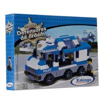 Bloco de Montar Defensores da Ordem da Policia Xalingo Brinquedos 268 Peças Bloco de Montar Defensores da Ordem da Policia Xalingo Brinquedos 268 Peças