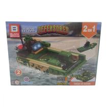 Bloco de Montar Defensores Força Suprema Barco 79 Peças - Polibrinq Bm034